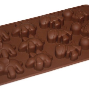 Taavi Cute Mini Dinosaur Silicone Mold (Candy, Chocolate, Ice Cubes, Finger Jello, Butter, and more) (T805)