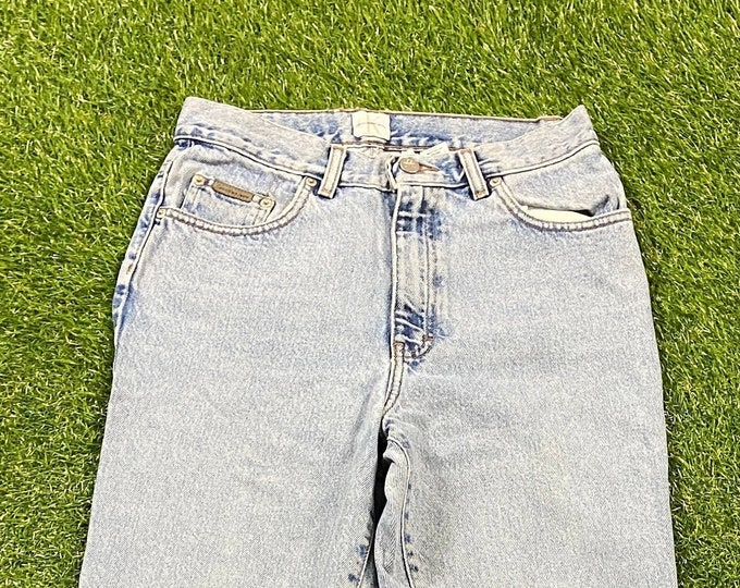 Vintage Calvin Klein Blue Jeans Size 8 CK American Fashion House New York NYC Classic Apparel 1990s 90s