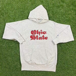 Vintage Ohio State University OSU Hoodie Sweatshirt Champion
