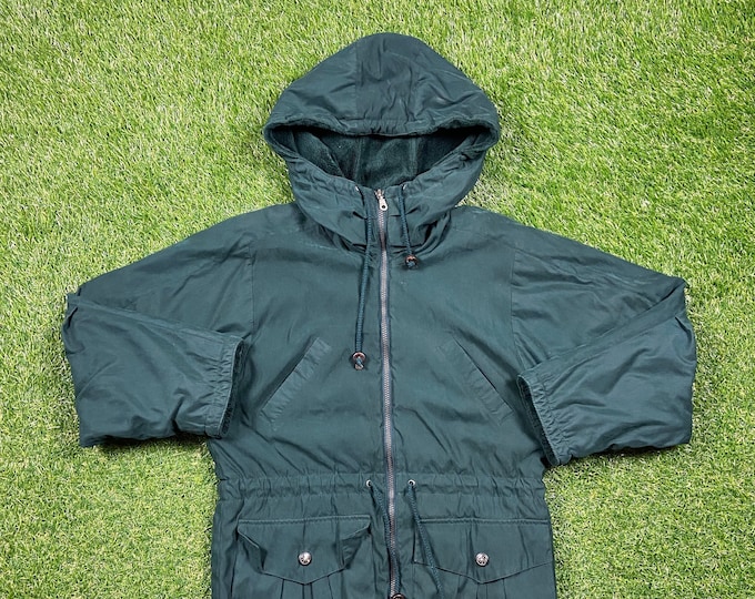 Vintage Mulberry Street Winter Athletic Jacket Size Large L Warm Zipper Jacket Windbreaker Raincoat 1990s Coat Hiking Coat 90s