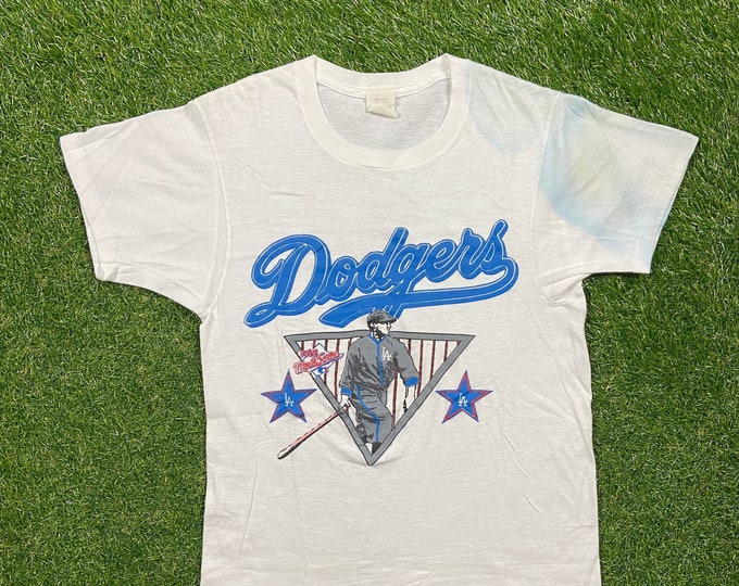 Vintage Los Angeles Dodgers 1988 World Series T Shirt Tee Made USA Size Medium M MLB Baseball LA California 1980s 80s