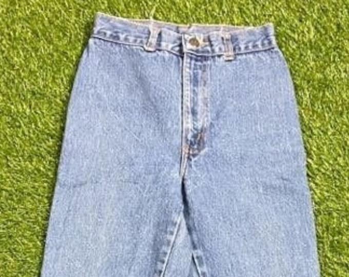 Vintage Chil Blue Jeans Size 6/7 American USA Classic Fit Original Blue Jean Pants Bottoms True Vtg 1990s 90s