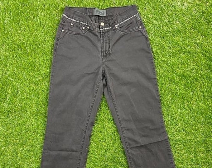Vintage Versace Couture Jeans Size 29 X 32 Classic High Fashion Made in Italy
