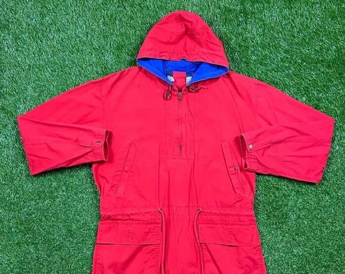 Vintage Polo Ralph Lauren Windbreaker Jacket Size Medium M Designer Clothing 1990's 90's Rare Quality Fit Light Rain Coat