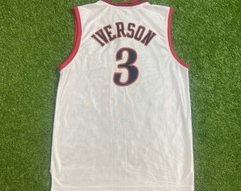 Vintage Philadelphia 76ers Allen Iverson #3 Jersey Reebok Size 46
