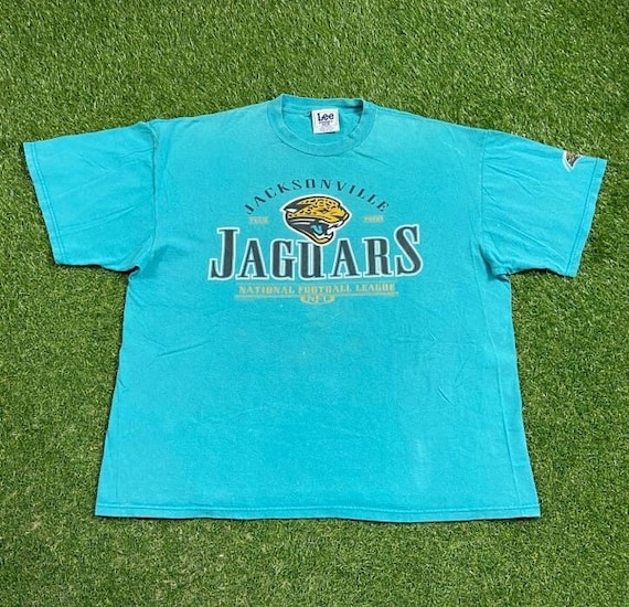 Vintage Jacksonville Jaguars T Shirt Tee Lee Sport Size XXL 2XL