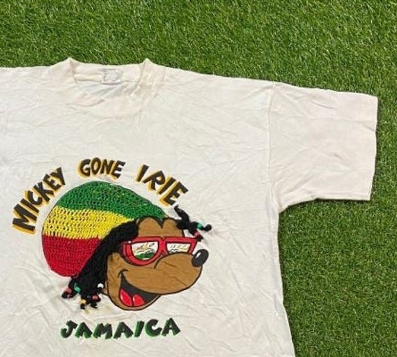 Vintage Mickey Mouse T Shirt Tee Size Xtra Large XL Jamaica Reggae
