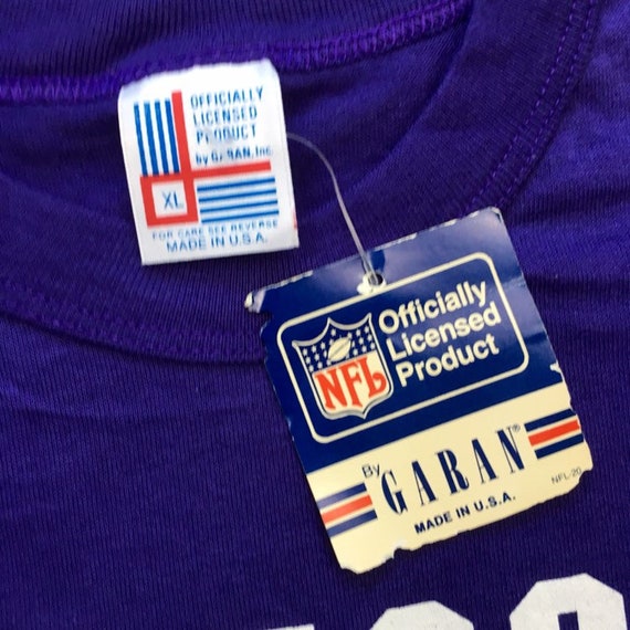 Vintage Minnesota Vikings NFL Deadstock T Shirt Big Logo
