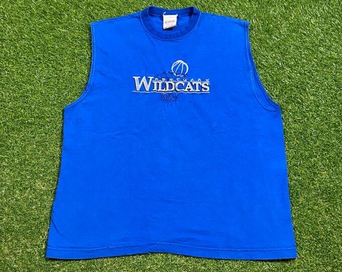 Vintage University of Kentucky Wildcats T Shirt Tee Made Usa Size Xtra Large XL NCAA College Basketball Lexington Go Big Blue UK Classic