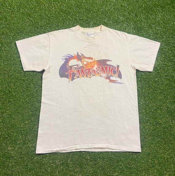 90s ONEITA Disney　FANTAZMICT-SHIRT Vintage Fantasmic! T Shirt Tee Made USA Size Medium M Fantasia