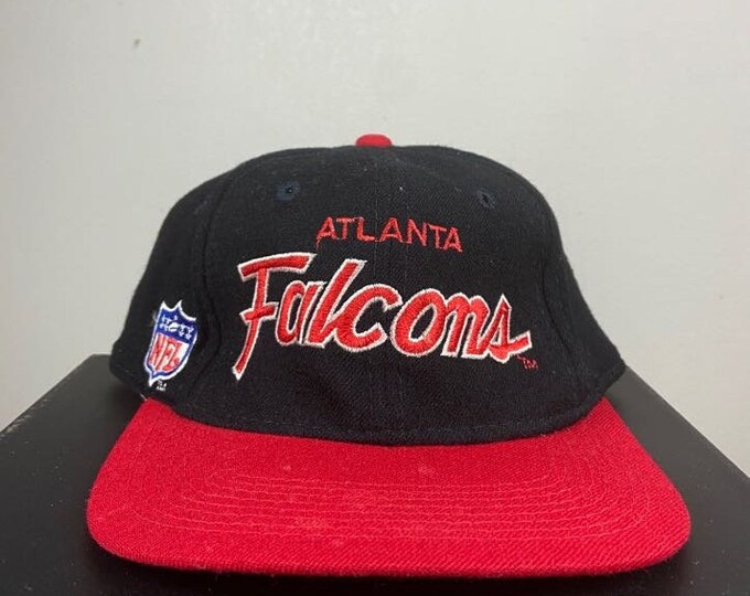 Vintage Atlanta Falcons Fitted Hat Size 7 3/8 Sports Specialties Dirty Bird NFL Football ATL Cap Georgia 1990s 90s