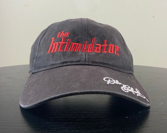Vintage Dale Earnhardt 3 The Intimidator Strap Back OSFA NASCAR Racing Daytona 500 1990s 90s