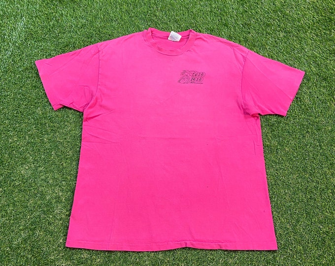 Vintage Poco Loco Racing T Shirt Tee Hanes Made USA Size Xtra Large XL NASCAR Racing Daytona 500 Dale Earnhardt 1990s 90s
