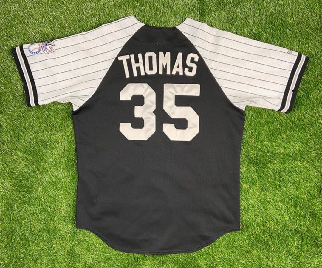 Vintage Chicago White Sox Frank Thomas #35 Baseball Jersey