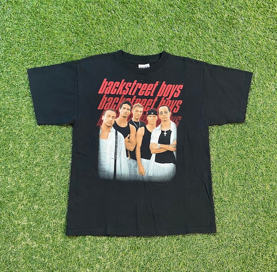 Vintage Backstreet Boys T Shirt Tee Tultex Size Youth Large Pop 