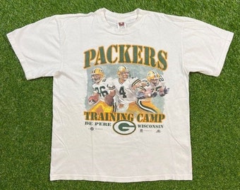 90s Brett Favre Green Bay Packers Wisconsin Football NFL Big Print camiseta Youth Large Ropa Ropa unisex para niños Tops y camisetas Camisetas Camisetas estampadas 