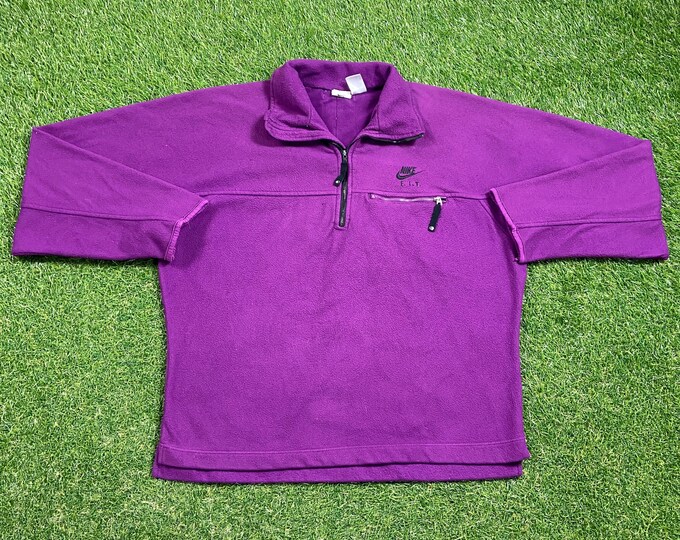 Vintage Thermal Sweatshirt ACG Size Medium M 1990s Athletic Wear Original Classic Soft Pull Over 90s Fleece