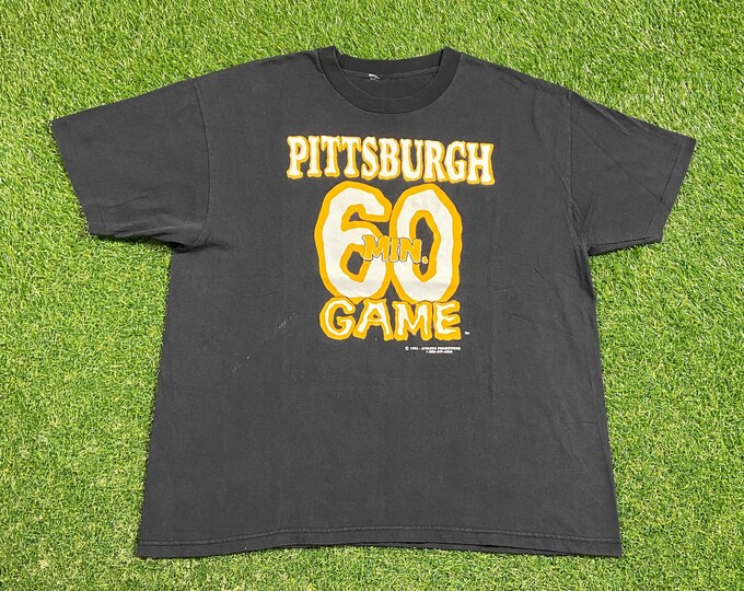 Vintage Pittsburgh Steelers T Shirt Tee Size Large L NFL Football Pennsylvania 1990s 90s
