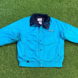 Vintage Spyder Windbreaker Jacket Size Xtra Large XL Sportswear Light Rain Coat 1990s 90s Outdoor Hiking Waterproof Rain