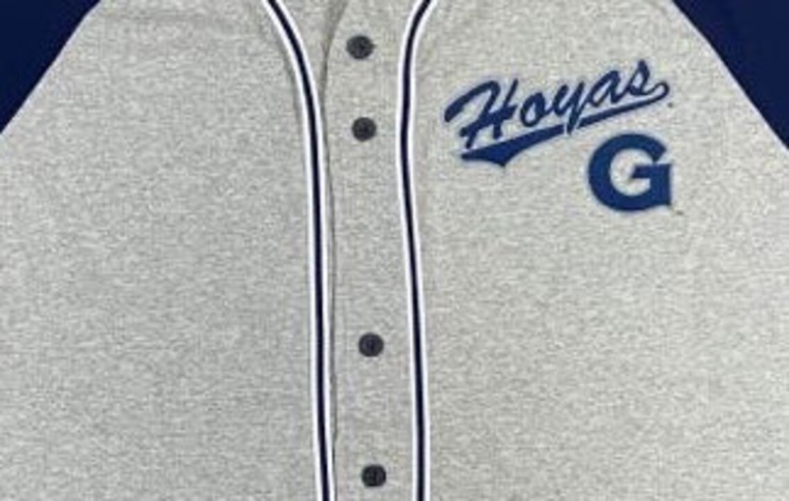 Vintage University Hoyas Baseball Jersey True Fan Etsy
