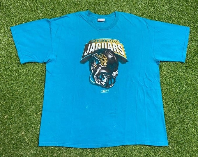 Vintage Jacksonville Jaguars T Shirt Tee Reebok Size XXL 2XL NFL Football Jax Florida 1990s 90s