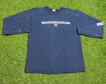 Vintage University of Maine Long Sleeve Shirt Tee Made USA Size Xtra Large XL NCAA College Football Black Bears New England 1990s 90s