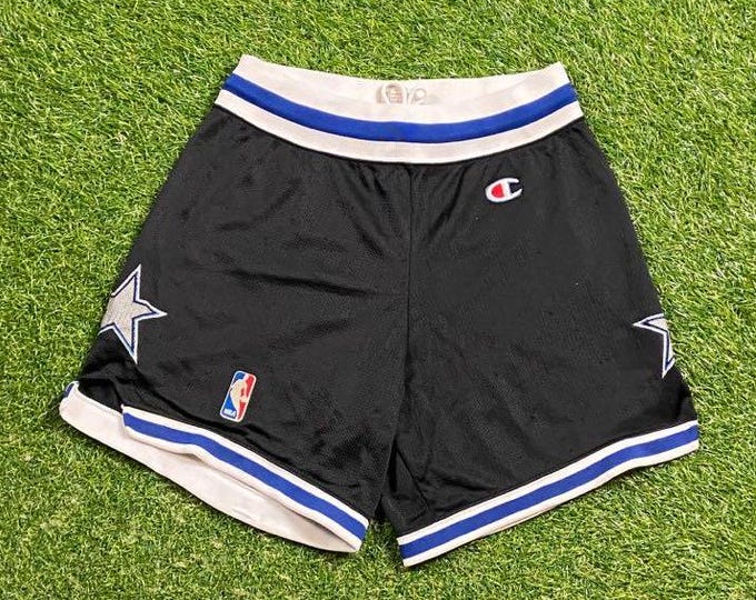 Vintage Orlando Magic Gym Shorts Champion Made USA Size Youth Large Uniform NBA Basketball Magic Basketball McGrady Shaq Penny 1990s 90s