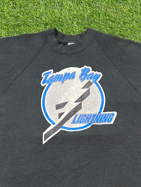 Vintage Tampa Bay Lightning Crewneck Sweatshirt Size … Gem