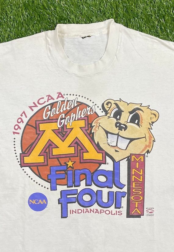 Vintage University of Minnesota Golden Gophers T Shirt Tee Size