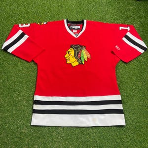 Vintage Chicago Blackhawks Jersey Reebok Size 56 XXL 2XL NHL Hockey Illinois 1990s 90s