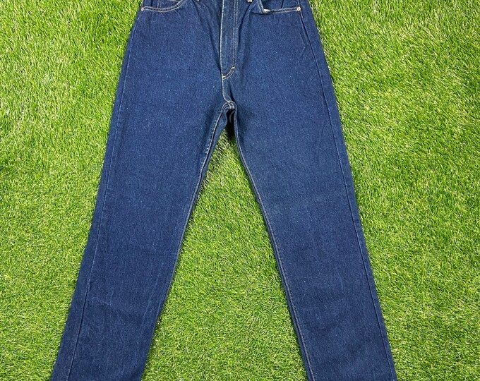 Vintage Lee Jeans Made USA Size 13 Medium M 1980s 80s American USA Classic Deadstock Brand New Blue Jean Pants Bottoms True Vtg