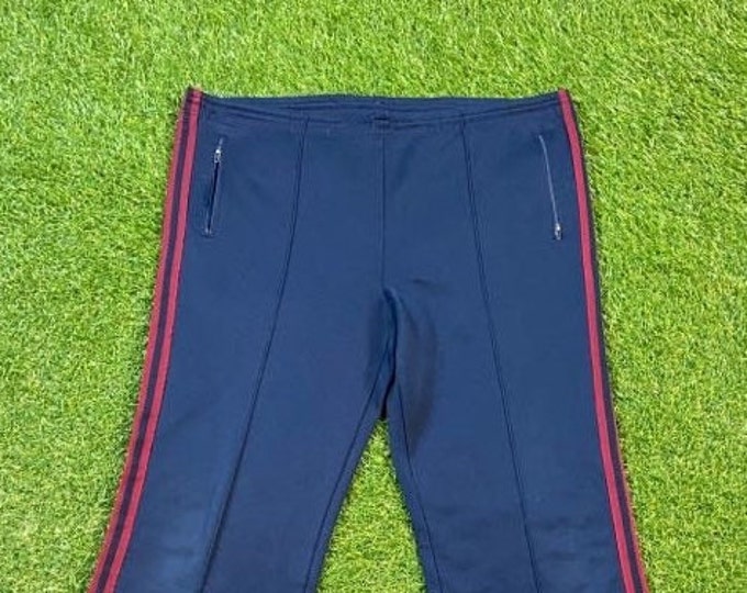 Vintage Adidas Track Suit Pants Size Large L Warm Classic Sportswear Athletic Wear Run DMC 1980s 80s