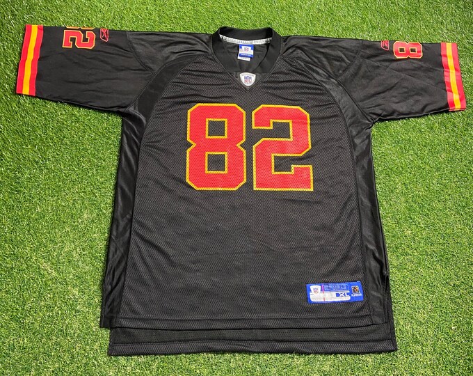Vintage Kansas City Chiefs #82 Dante Hall Jersey Reebok Size Xtra Large XL NFL Football Missouri 00s