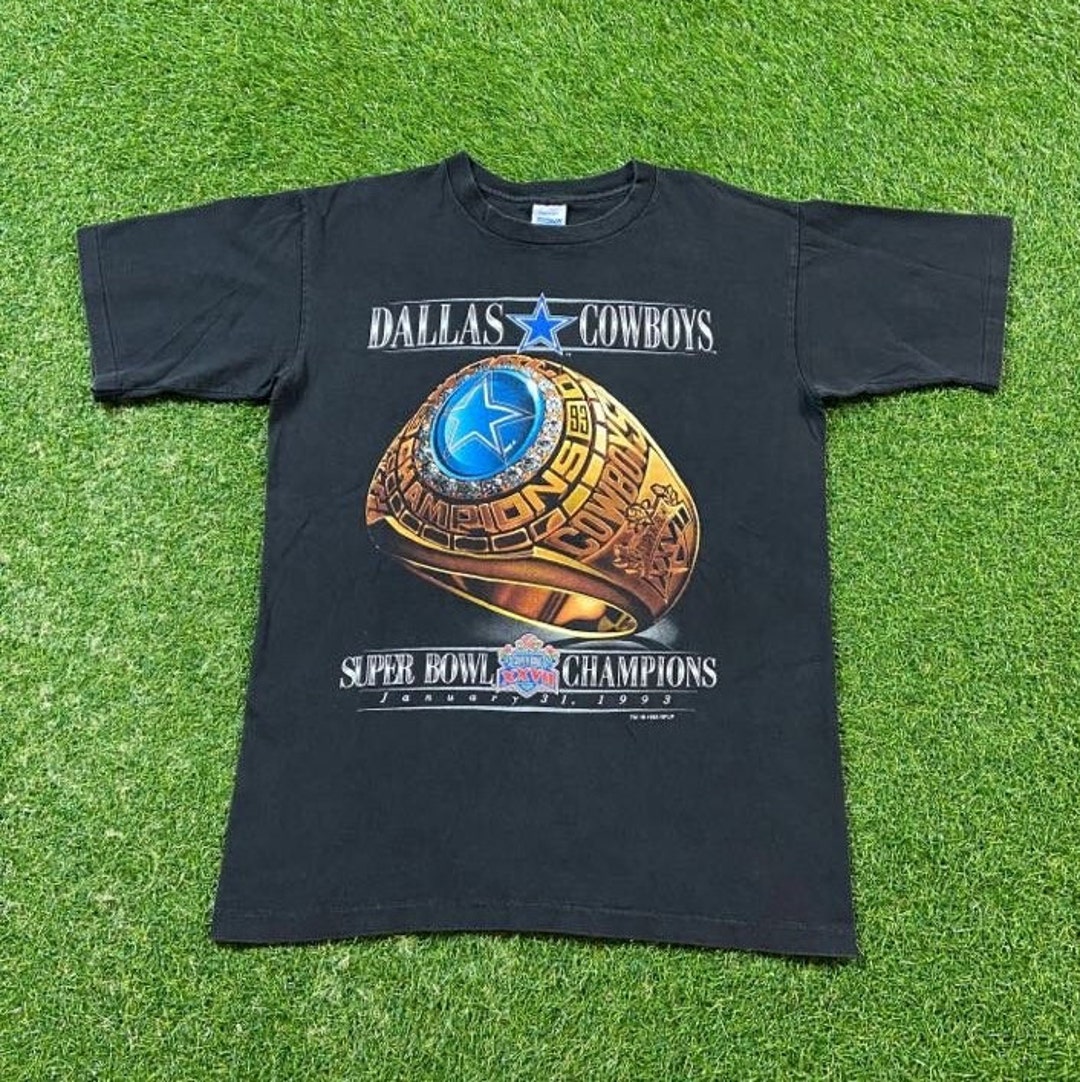 Vintage Dallas Cowboys 1993 Super Bowl Champions T Shirt Tee Etsy