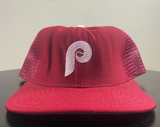 Vintage Philadelphia Phillies Snapback Hat New Era Made USA MLB Baseball National League Philly Pennsylvania Classic 1990s 90s