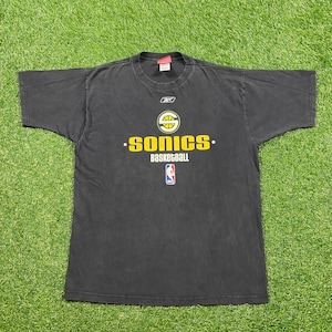 Gildan Seattle SuperSonics Basketball Team T-Shirt Navy S