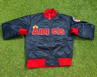 Majestic ANGELS ジャケット XL Vtg. Majestic Anaheim Los Angeles Angels World Series 2002