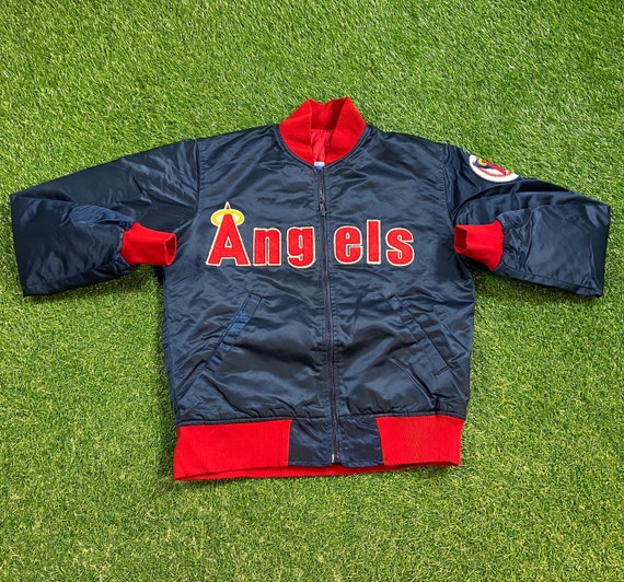 Vintage Anaheim Angels Varsity Satin Jacket Starter Size Small S Vintage Anaheim Angels Varsity Satin Jacket Starter Size Small S