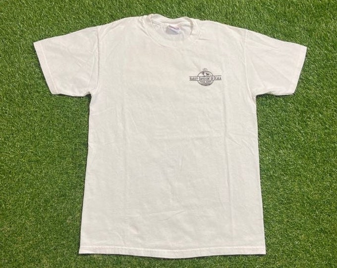 Vintage Harley Davidson of Ocala T Shirt Tee Hanes Size Medium M Bike Week Florida HOG Eagle Motorcycle Biker Classic 1990s 90s