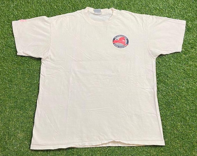 Vintage 1993 Intercollegiate Rowing Championship T Shirt Tee Made USA Size Xtra Large Crew Boats Row Regatta Racing New York 1990s 90s