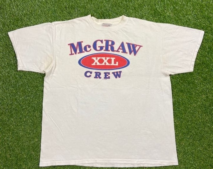 Vintage Tim McGraw T Shirt Tee Oneita Made USA Size Xtra Large XL Country Music Authentic 1990s 90s