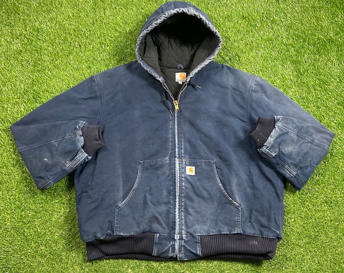 Vintage Carhartt Thick Insulated Winter Warm Snow Jacket Workwear Outdoor Cold Hunting Oversized 1990s 90s