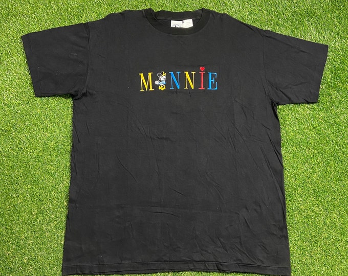 Vintage Minnie Mouse T Shirt Tee Size Xtra Large XL Mickey Walt Disney World Classic Magic Kingdom Disneyland WDW 1990s 90s