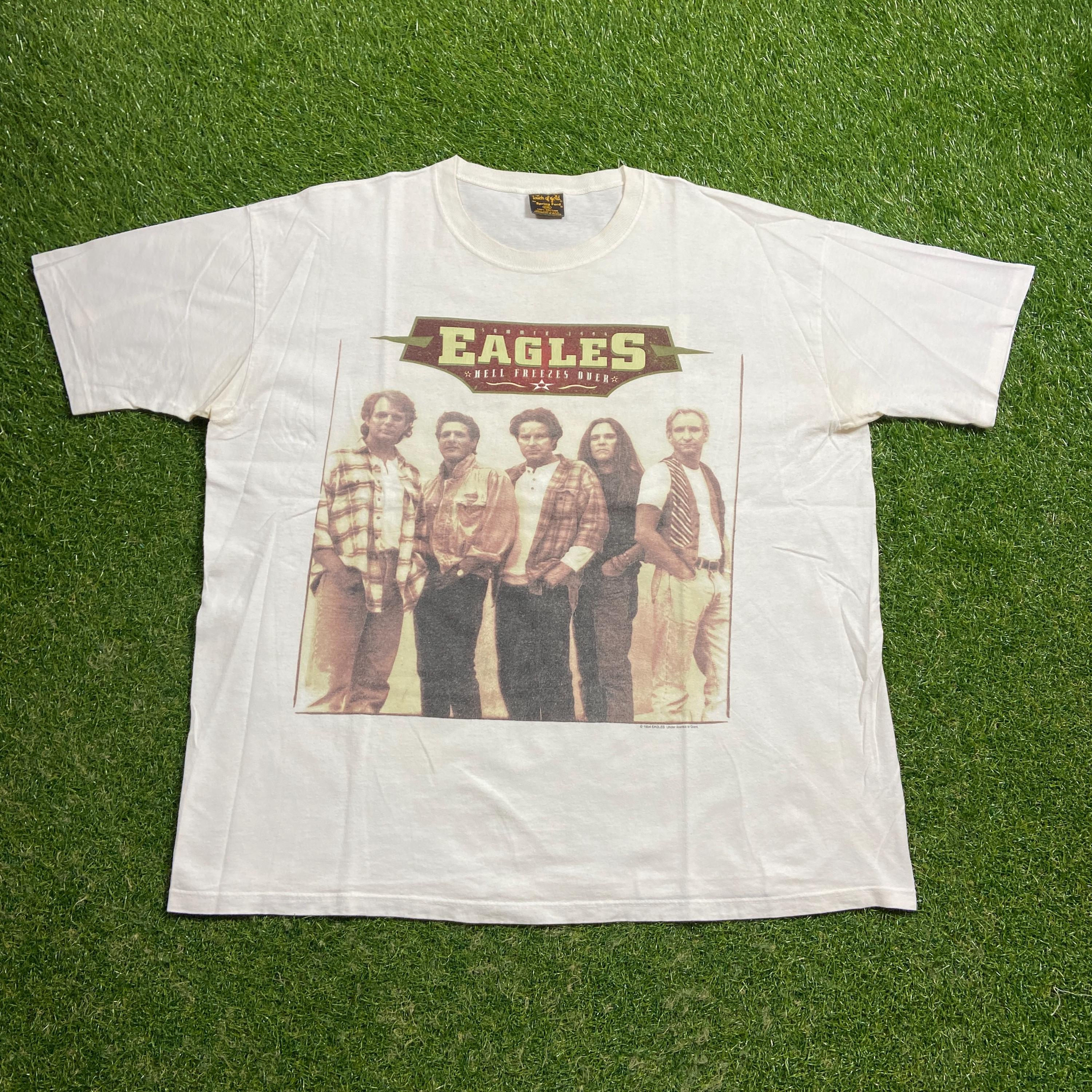 【希少】90s Eaglesイーグルス/HellFreezeOver Tシャツ Vintage Eagles Hell Freezes Over T Shirt Tee Made USA Size XXL 2XL