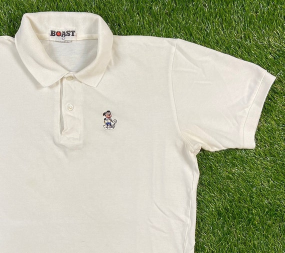 Vintage Mickey Mouse Tennis Polo Shirt Boast Size Lar… Gem