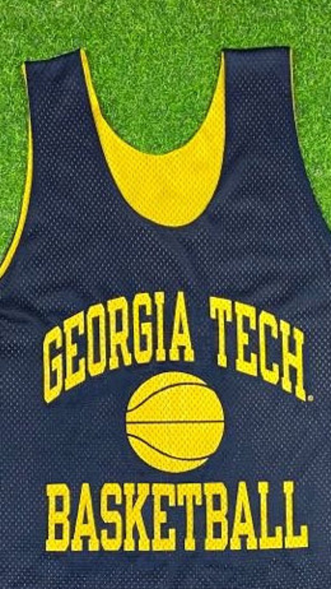 Vintage University of Georgia Tech Basketball Practice Jersey | Etsy