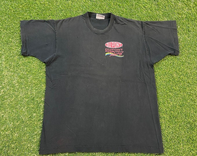 Vintage Jeff Gordon 24 T Shirt Tee Competitors View Made USA Size Xtra Large XL NASCAR Racing Daytona 500 Dale Earnhardt 1990s 90s