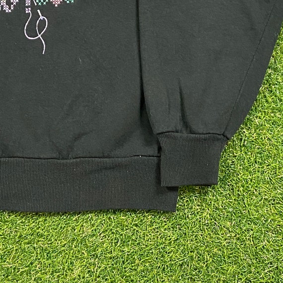 Vintage I Love to Sew Crewneck Sweatshirt Morning Sun Made USA Size Large L Quality 1990's Comfy Great Fit Original 90s Grandma View 5