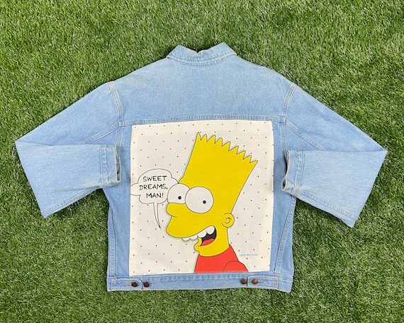 bart simpson denim jacket