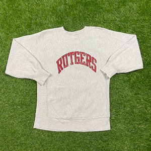 Vintage Rutgers University Crewneck Sweatshirt NCAA Football Champion Size Xtra Large XL Scarlet Knights Classic New Jersey NJ College
